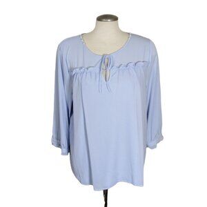 Karl Lagerfeld Light Blue Blouse